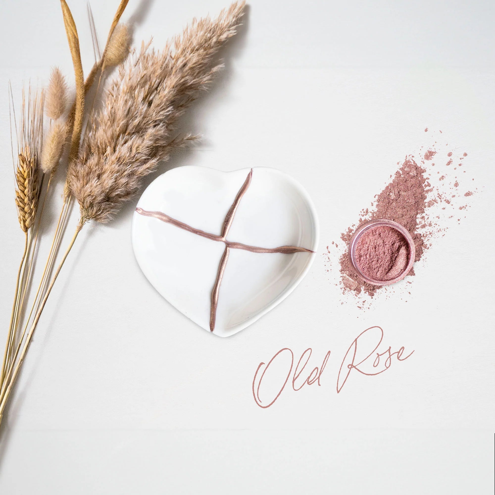 Kintsugi reparationssæt med guld, sølv &amp; farver - glas &amp; porcelæn reparation