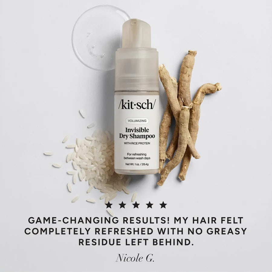 Kitsch tørshampoo med Rice Water invisible – volume &amp; styrke