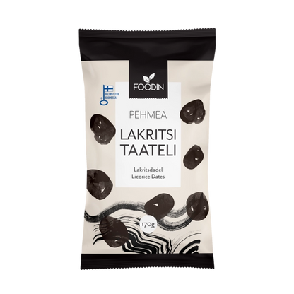 Dadler med lakrids – økologiske Deglet Nour dadler