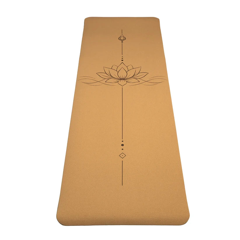 Kork Yogamåtte | Lotus eller Divine Feminine