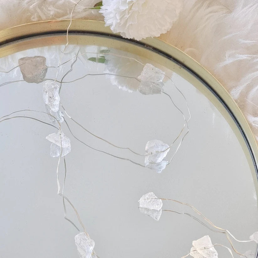 Lyskæde med Bjergkrystal | Empowerment, Clarity & Illumination