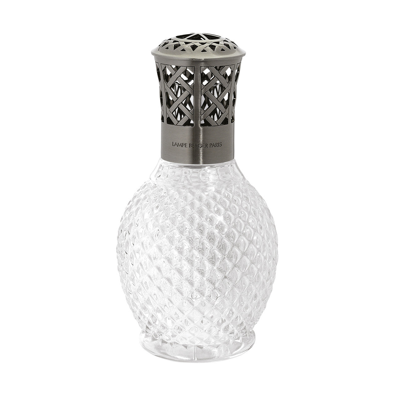 Maison Berger L’Originelle – den ikoniske duftlampe fra 1905. Klart glas, oxideret top og klassisk design, der renser luften og tilføjer fransk elegance.