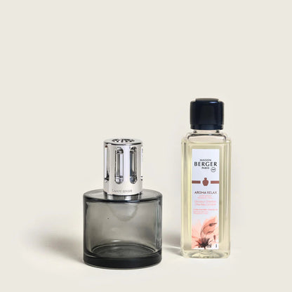 Aroma Relax duftlampe fra Maison Berger Paris – et komplet aromaterapi-sæt med varm, orientalsk duft, der renser luften og skaber ro i hjemmet