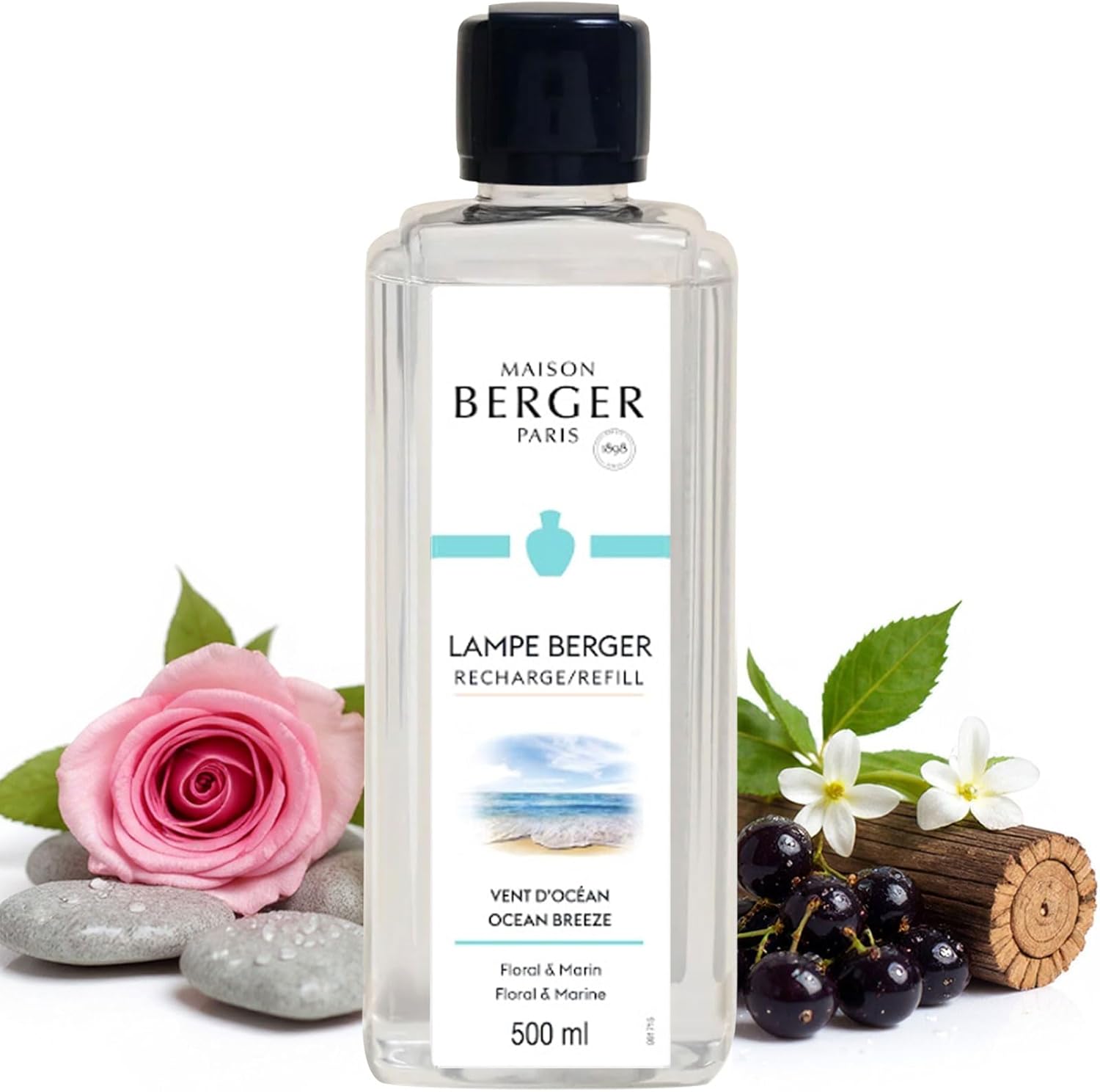Ocean Breeze fra Maison Berger Paris er en frisk og let havduft, der fylder dit hjem med renhed, ro og følelsen af en kølig brise fra kysten.