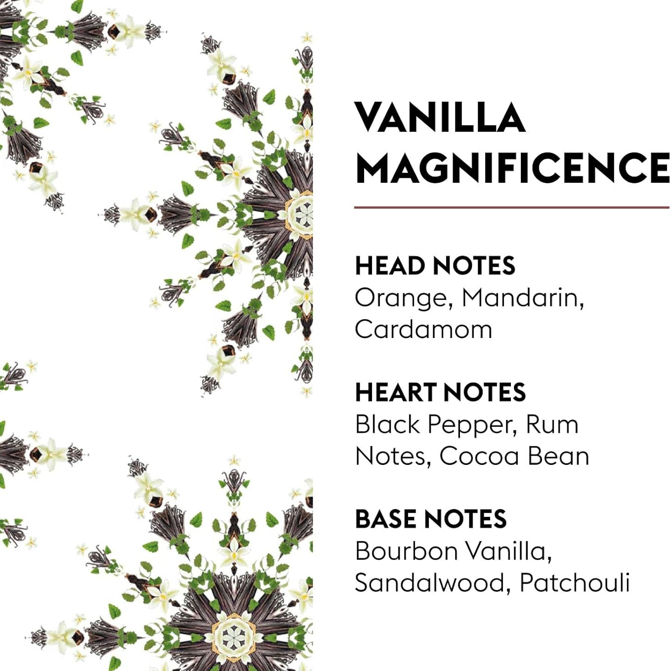 Vanilla Magnificence fra Maison Berger Paris – en sofistikeret gourmandduft med intens vanilje, rom og kakao, perfekt til et varmt og indbydende hjem.