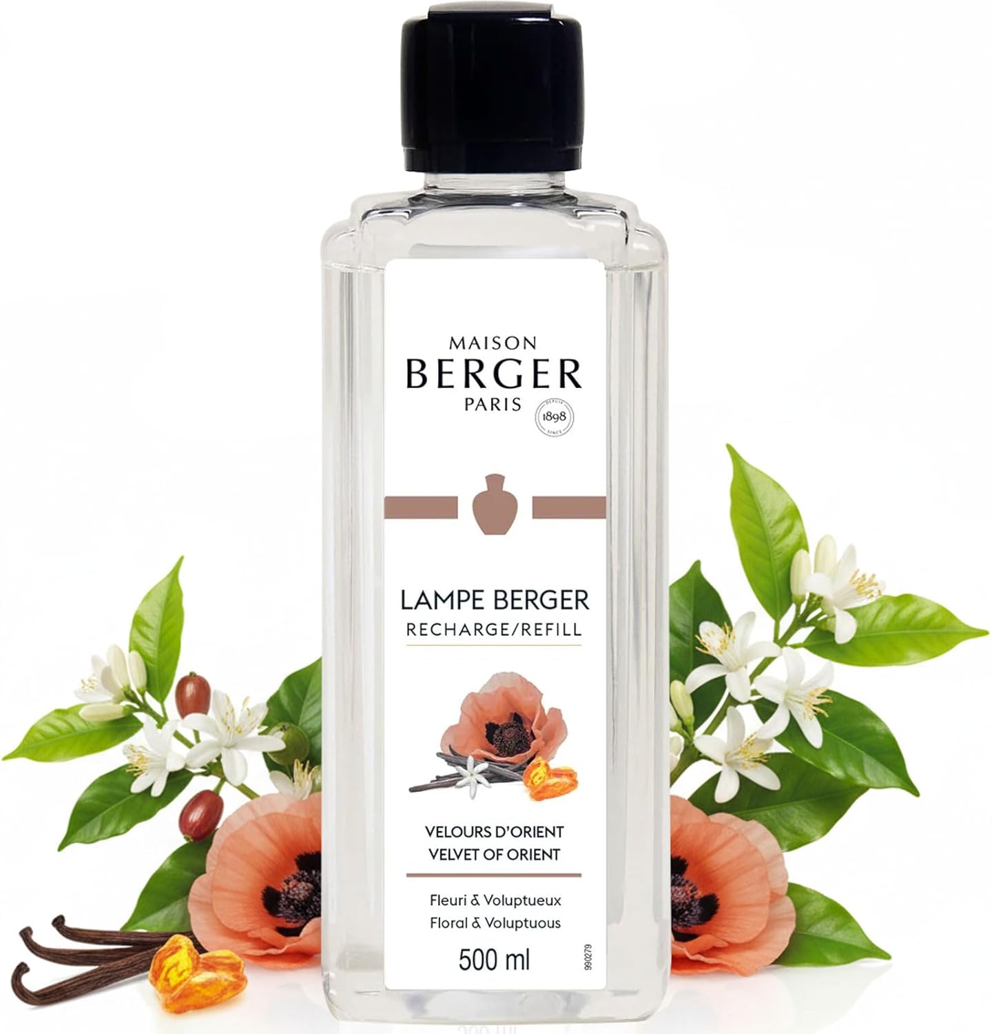Velvet of Orient fra Maison Berger – en dyb og forførende duft, hvor krydderier, blomster og varme noter skaber en eksklusiv og stemningsfuld atmosfære.