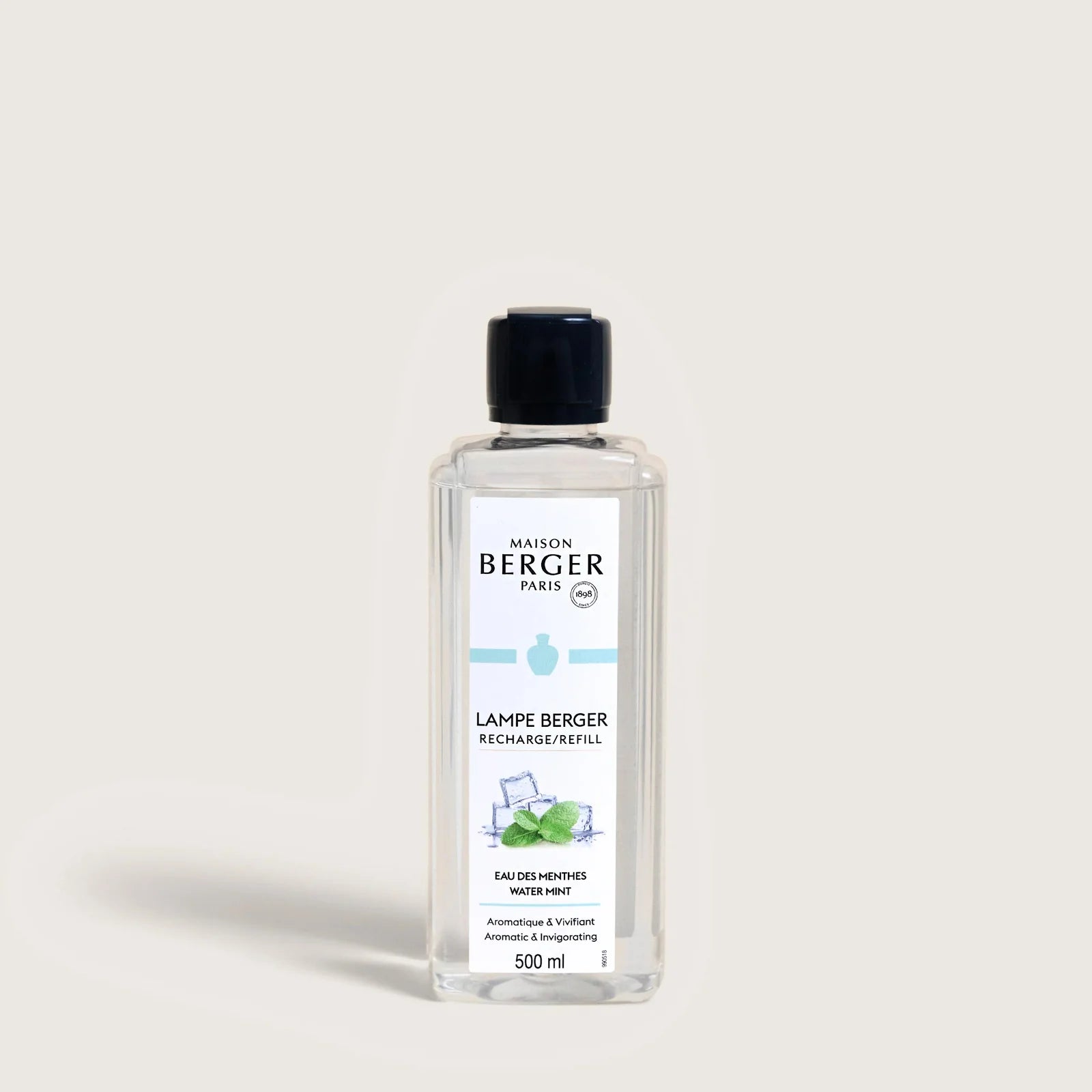 Water Mint fra Maison Berger Paris – en moderne og opkvikkende friskduft, der bringer følelsen af klar luft, ro og positivitet ind i dine rum.