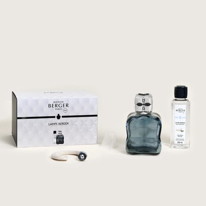 Maison Berger duftlampe Cosy Blue Morron | Komplet sæt med Cosy Musk duft