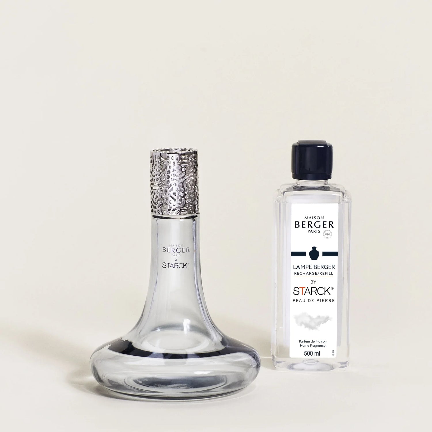 Maison Berger duftlampe Philippe Starck | Komplet sæt med Peau de Pierre duft