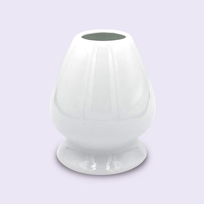 Kusenaoshi Holder til Matcha Piskeris | Hvid keramisk stand til Chasen