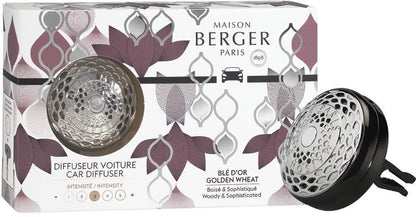 Maison Berger Bildiffuser &amp; Golden Wheat - Luftfrisker til bil