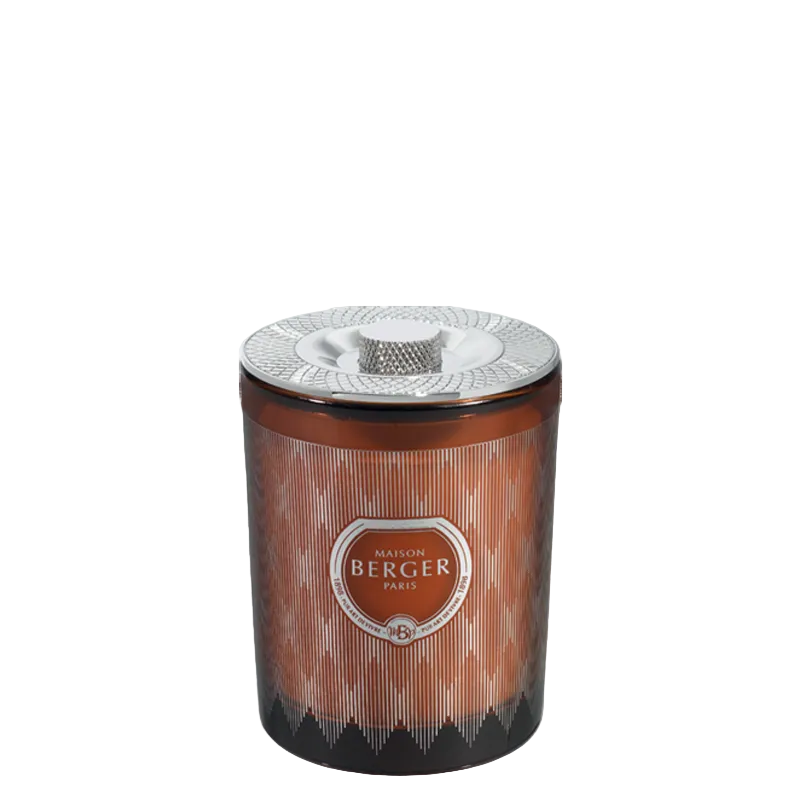 Maison Berger Paris Mystic Leather Duftlys – en dyb og orientalsk duft med læder, krydderier og amber, der skaber en sofistikeret og sensuel stemning i hjemmet