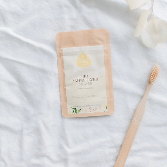 Eliah Sahil - naturlig tandpasta med ingefær | Organic Dental Powder