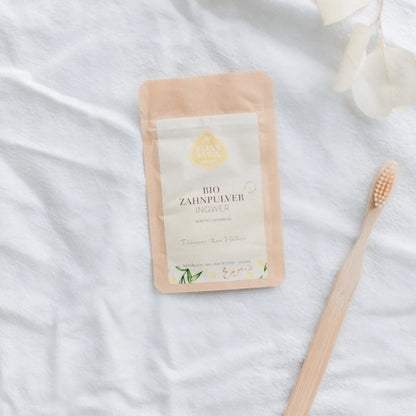 Eliah Sahil - naturlig tandpasta med ingefær | Organic Dental Powder