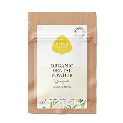 Eliah Sahil - naturlig tandpasta med ingefær | Organic Dental Powder