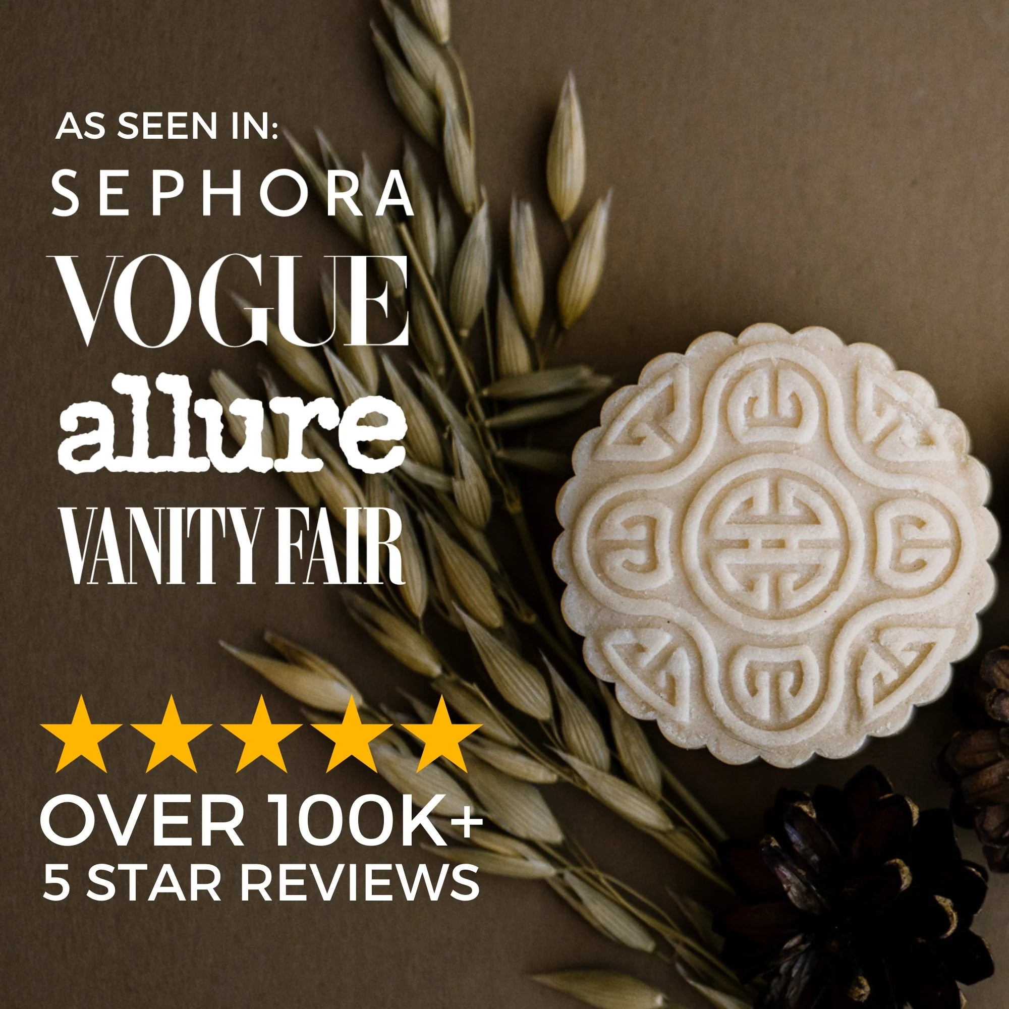 Parfumefri shampoo bar med Rice Water – giver styrke, balance og naturlig volume.
