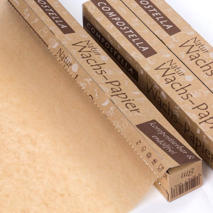 Compostella Natural Wax Paper er den naturlige løsning til moderne køkkener – praktisk, bæredygtig og i harmoni med naturens kredsløb