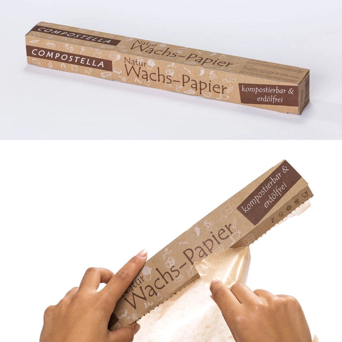Compostella Natural Wax Paper er den naturlige løsning til moderne køkkener – praktisk, bæredygtig og i harmoni med naturens kredsløb
