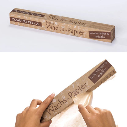 Compostella Natural Wax Paper er den naturlige løsning til moderne køkkener – praktisk, bæredygtig og i harmoni med naturens kredsløb