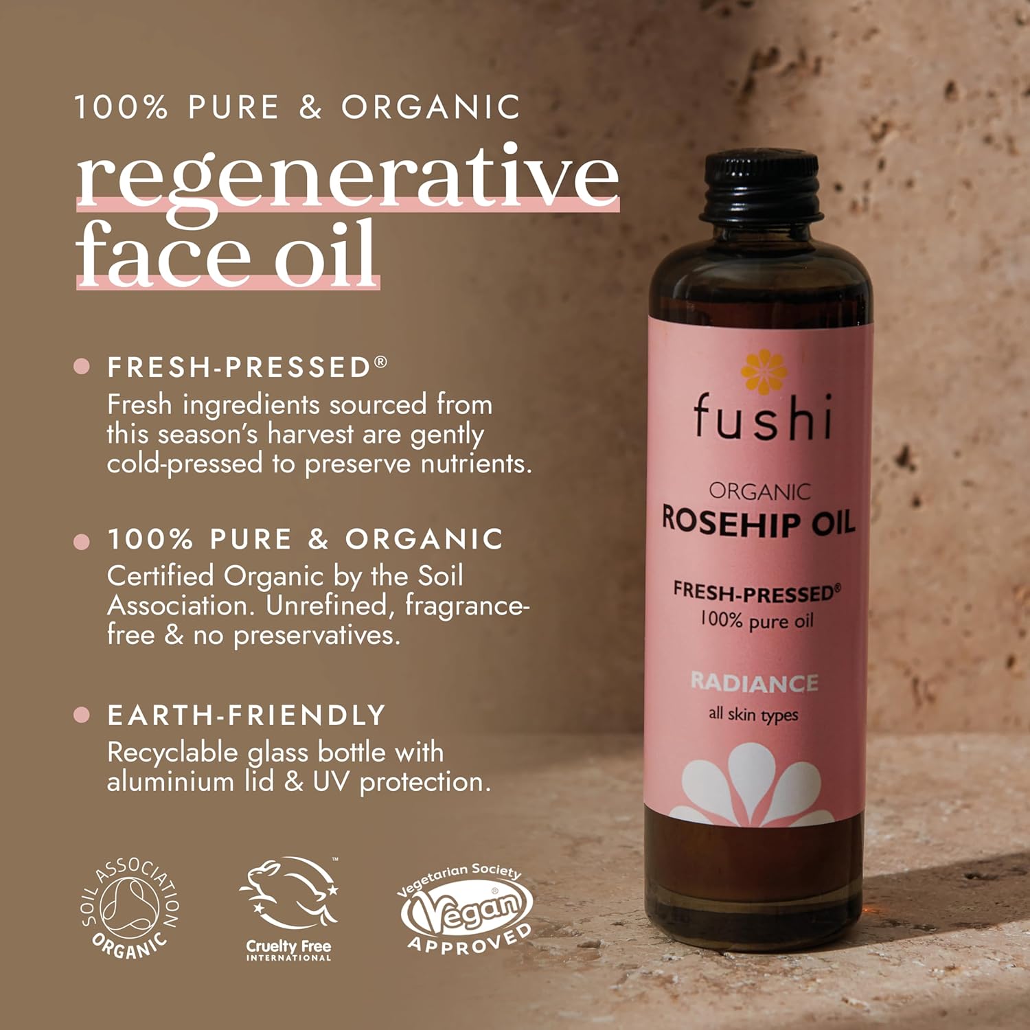 Fushi Hair &amp; Body Oils | Økologiske &amp; koldpressede plejeolier