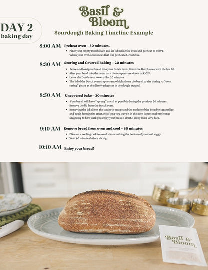 Surdejsstarter - dehydreret &amp; økologisk | Basil &amp; Bloom Foodtruck