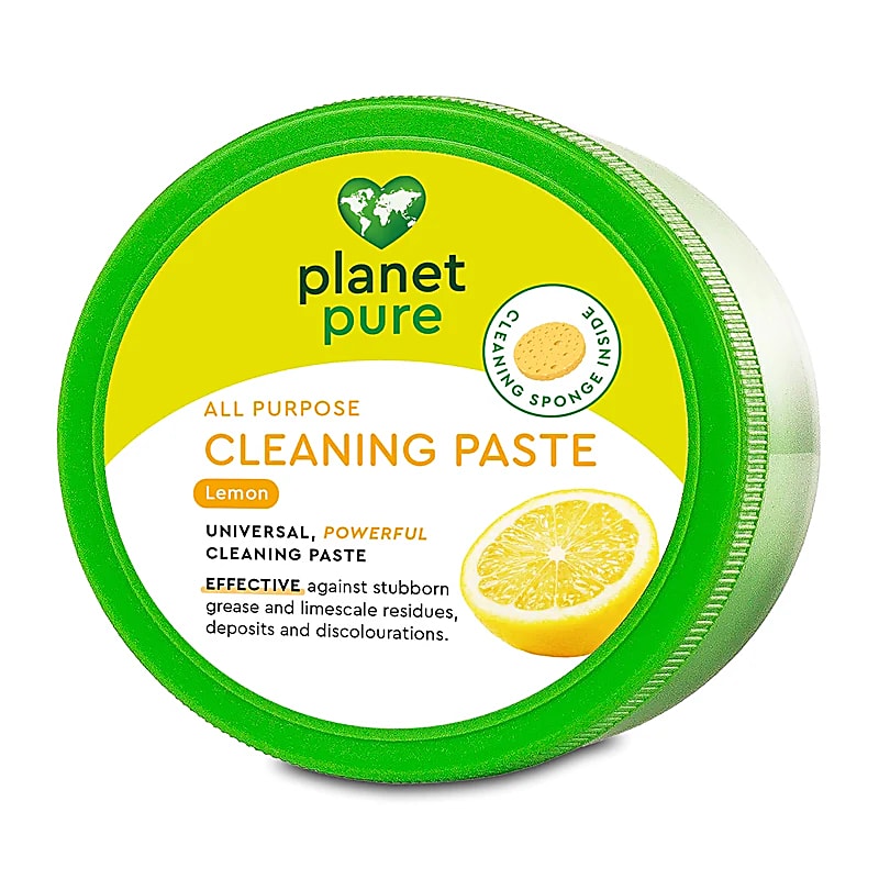Planet Pure Økologisk Universal Skurecreme – Citrus | Naturlig 3-i-1 rengøring til hele hjemmet
