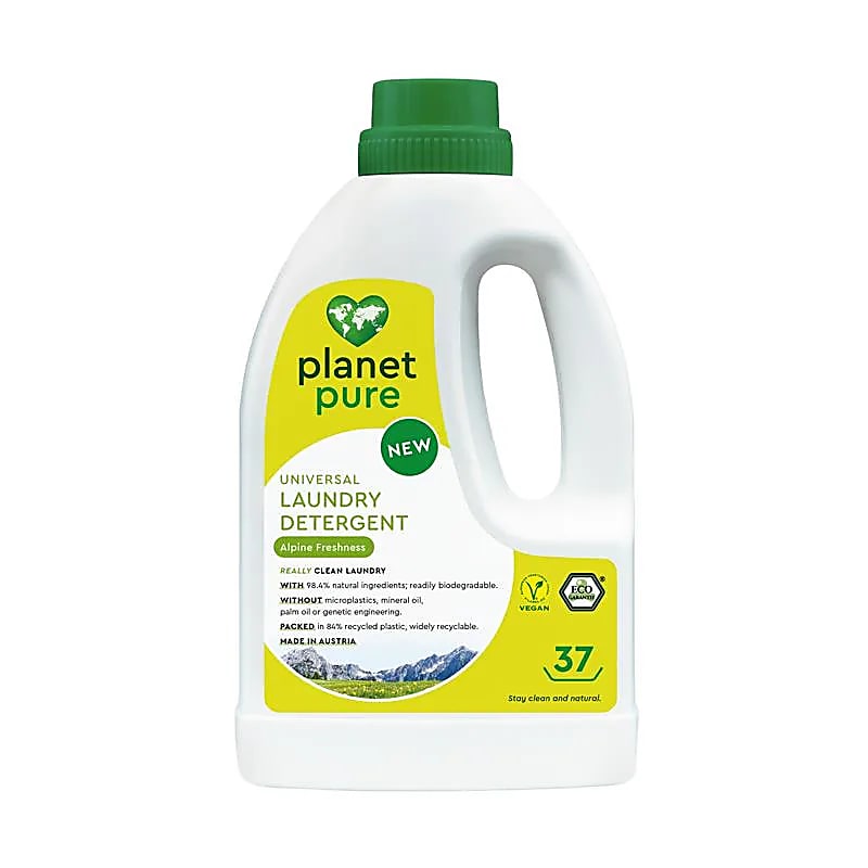 Planet Pure Økologisk Vaskemiddel – Alpine Freshness | Naturlig, effektiv & plantebaseret vask