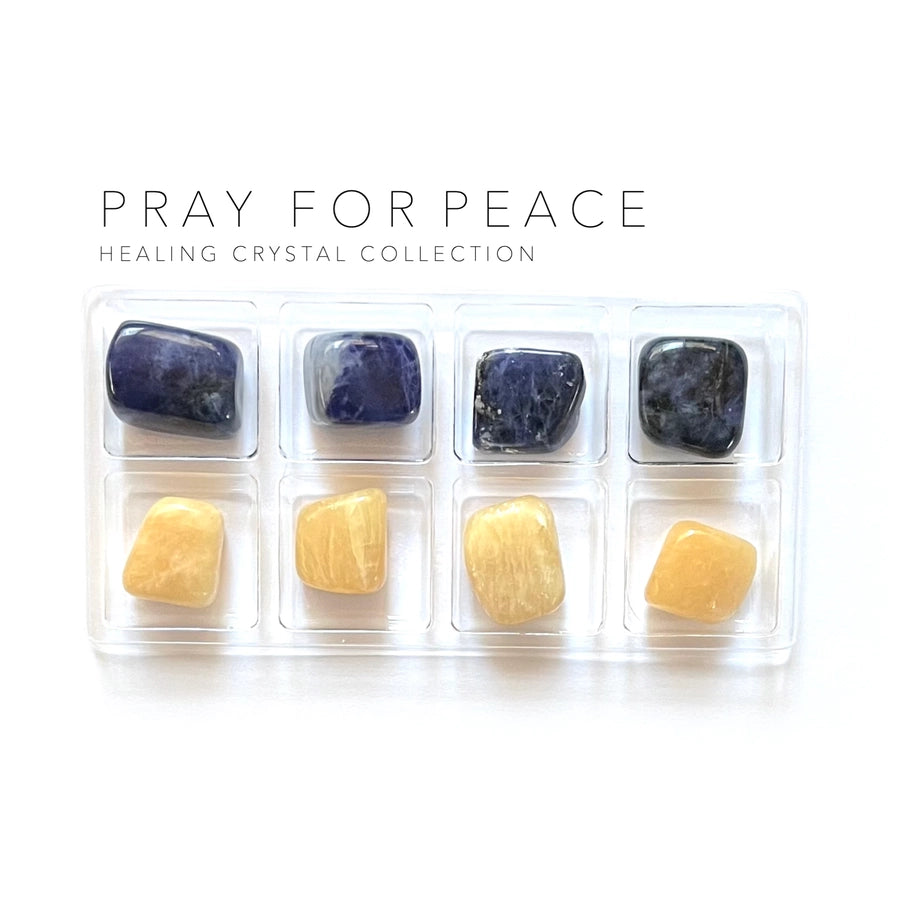Pray for Peace krystal kit | Krystaller til ro, healing & spirituel beskyttelse
