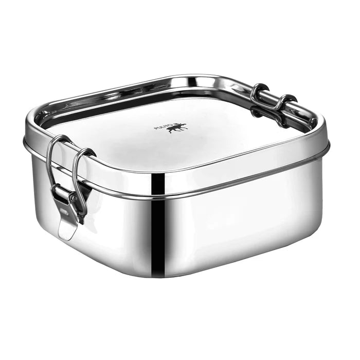 Pulito - Madkasse rustfrit stål | PureLunchBox kvadrat