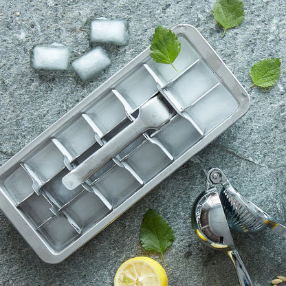 Pulito IceCubeTray | Isterningebakke i rustfrit stål – plastikfri, holdbar &amp; perfekt til is og babymad