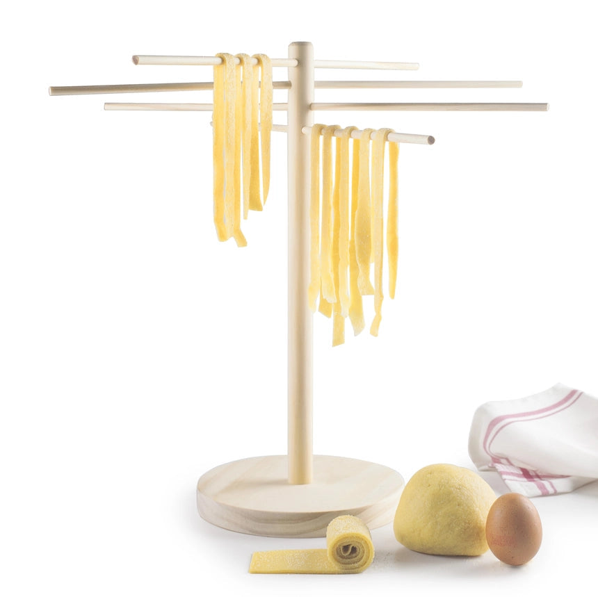 Pastastativ - træ - Demonterbart til frisk pasta