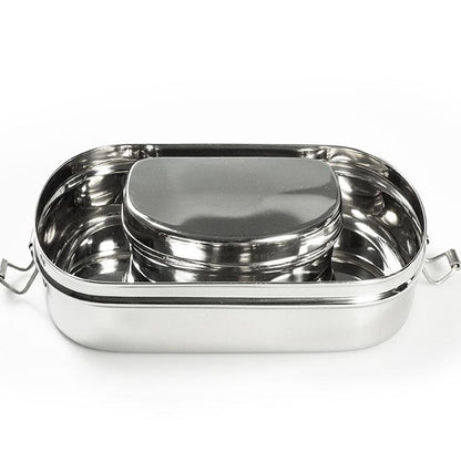 PureLunchBox Oval | Madkasse med snackboks