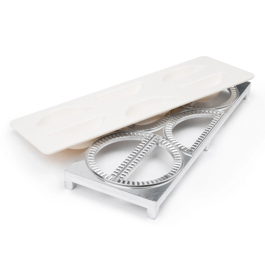 Ravioli & Pierogi Maker – Aluminium 6 stk form