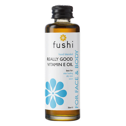 Vitamin E olie til ansigt og krop med glød, 50ml, vegansk, økologisk