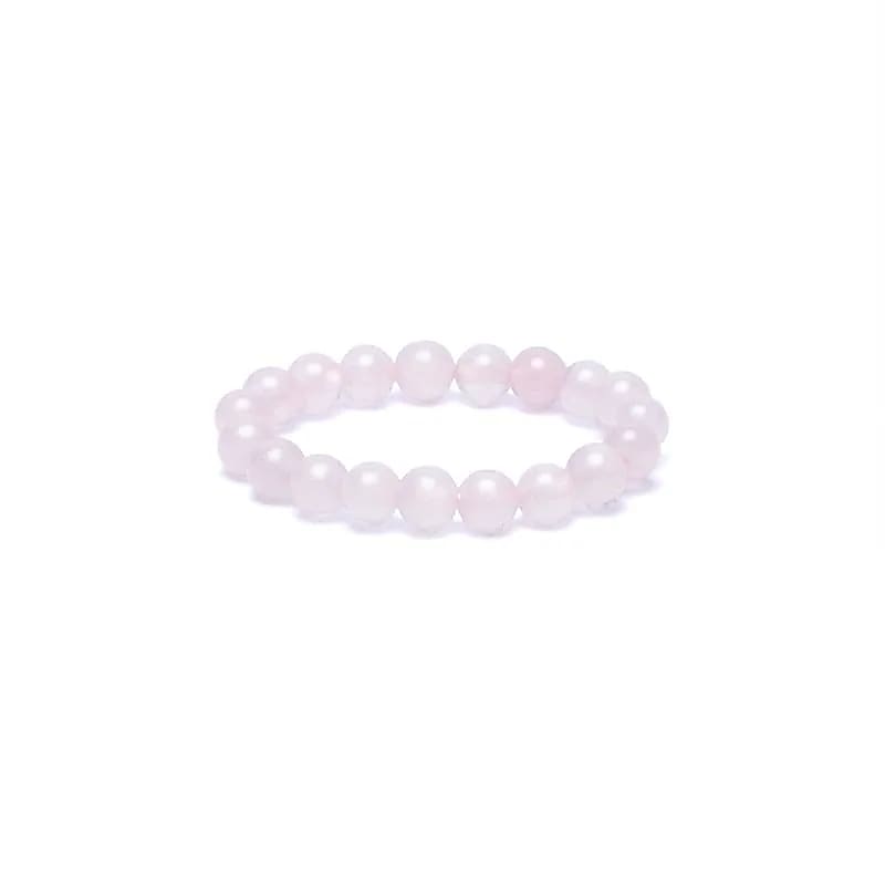 Rosenkvarts krystal ring | Selvkærlighed, ro &amp; hjertecentreret energi