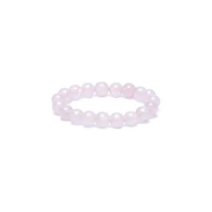 Rosenkvarts krystal ring | Selvkærlighed, ro &amp; hjertecentreret energi