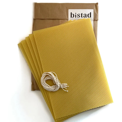 DIY Bivokslys sæt | Bistad – Lav dine egne bæredygtige bivokslys i 100% ren dansk voks