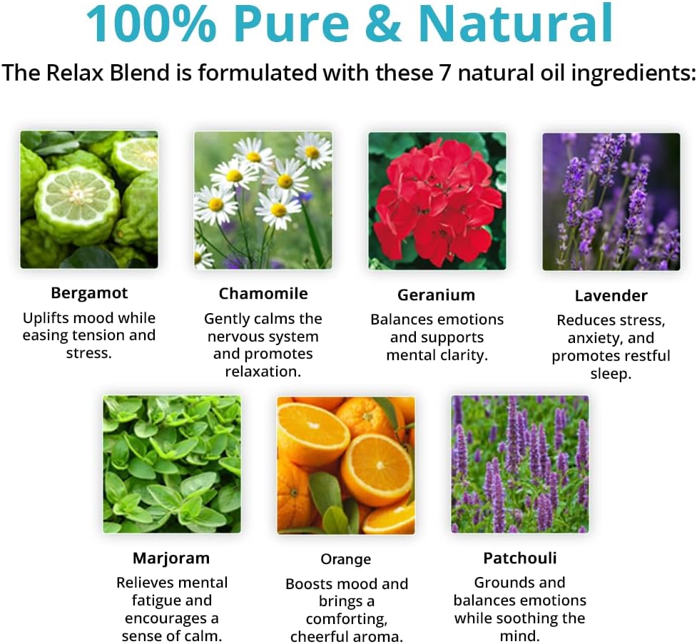 Skab dit eget rolige åndehul med Relax – en aromaterapeutisk olieblanding, der bringer balance, varme og indre fred