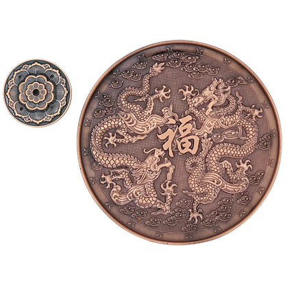 Dragon Spirit røgelsesholder - skål med dragemotiv