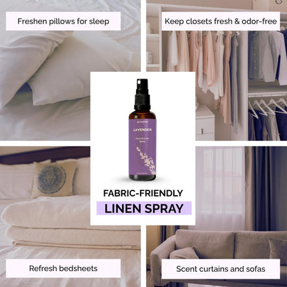 Aromafume Roomspray med lavendel – naturlig duftspray med æteriske olier, der skaber ro, afslapning og harmonisk velvære i hjemmet.