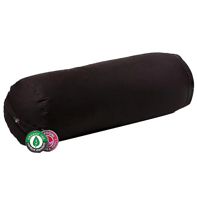 Rund yogabolster | Økologisk bomuld &amp; boghvedeskaller