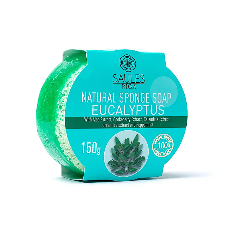 SAULES RIGA - SÆBESVAMP M. EUKALYPTUS - ØKOLOGISK &amp; NATURLIG BODY SCRUB