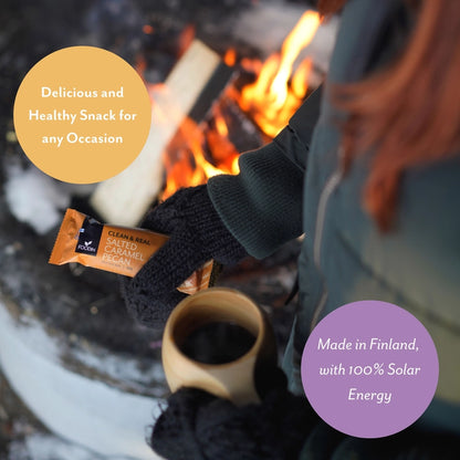 Foodin Salted Caramel Pecan Protein Bar – Karamel, Pecan &amp; Guérande Havsalt | 19 g Protein