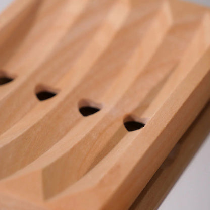 Klassisk Sæbeskål i massivt honningtræ – Naturlig, stilren og funktionel