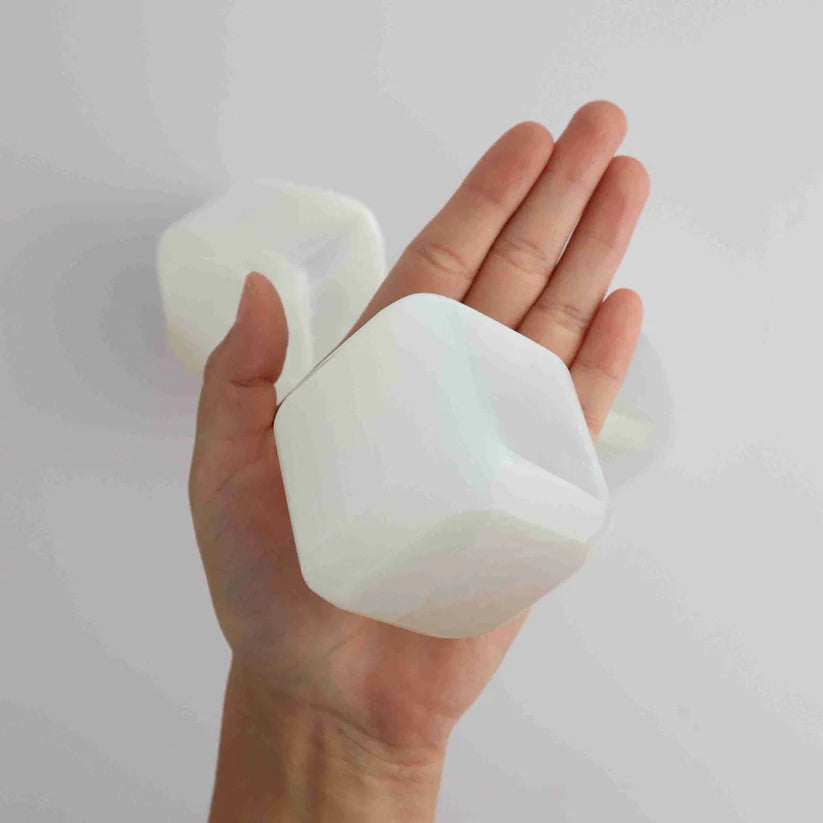 Selenit krystal terning – Hvid | Klarhed, rensende energi & høj vibration