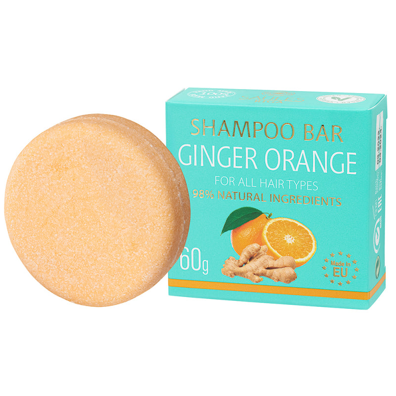 Saules Riga Shampoo bar – fugtgivende & styrkende | ingefær, appelsin & macadamia