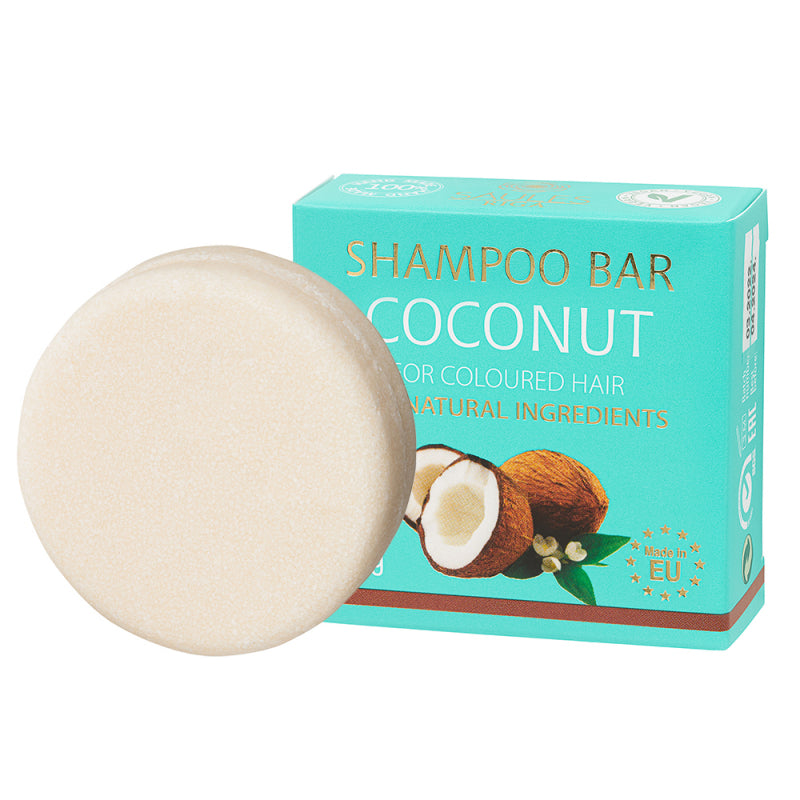 Shampoo bar med kokos &amp; cacao butter – pleje &amp; farvebevarende