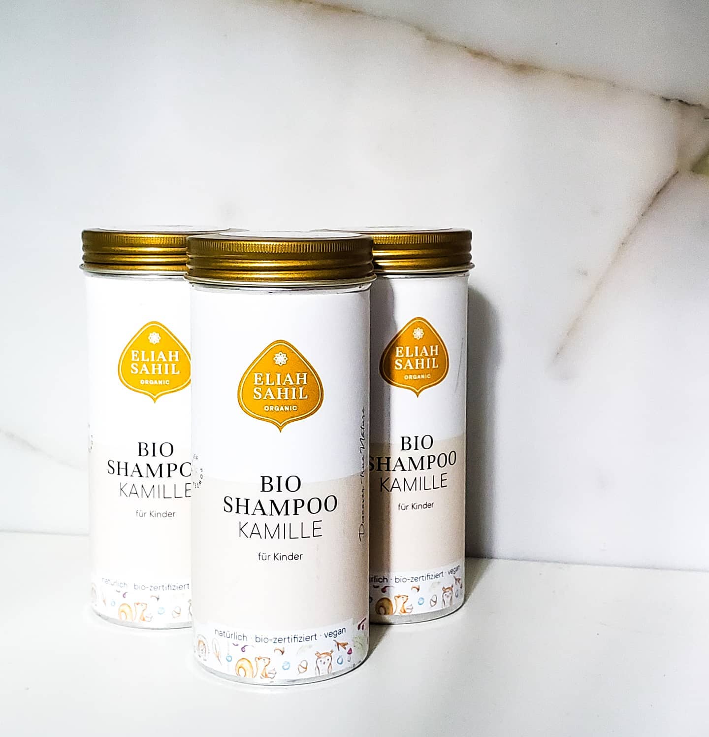 SHAMPOO POWDER MED KAMILLE , ØKOLOGISK - EKSTRA MILD &amp; BØRNEVENLIG