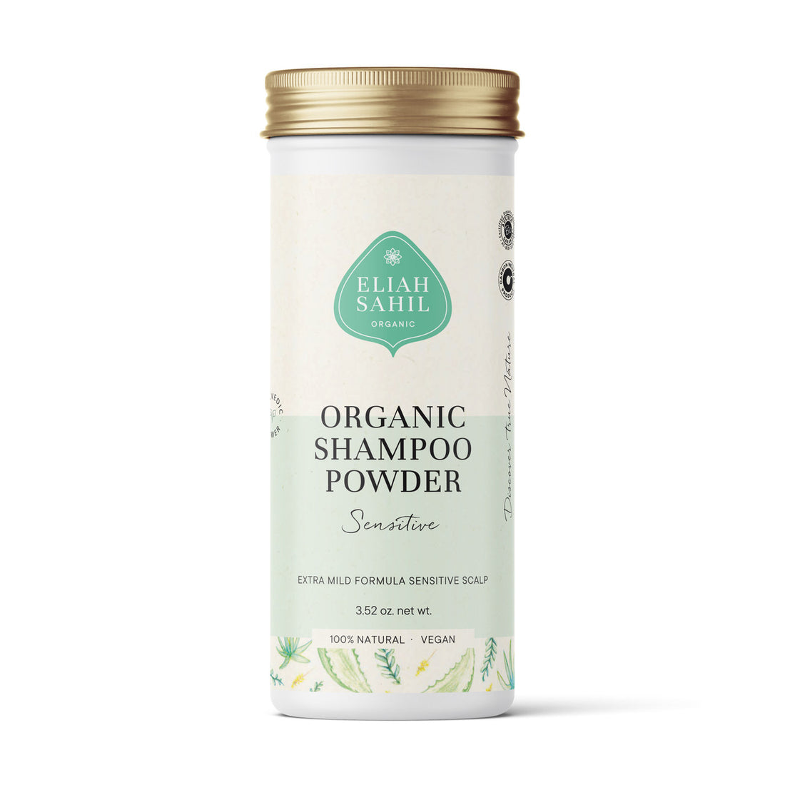 SHAMPOO POWDER , ØKOLOGISK - TIL SENSITIV & IRRITABLE HOVEDBUND