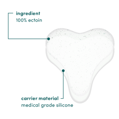 Genanvendelig silikonemaske til décolleté med Ectoin effekt, miljøvenlig hudpleje
